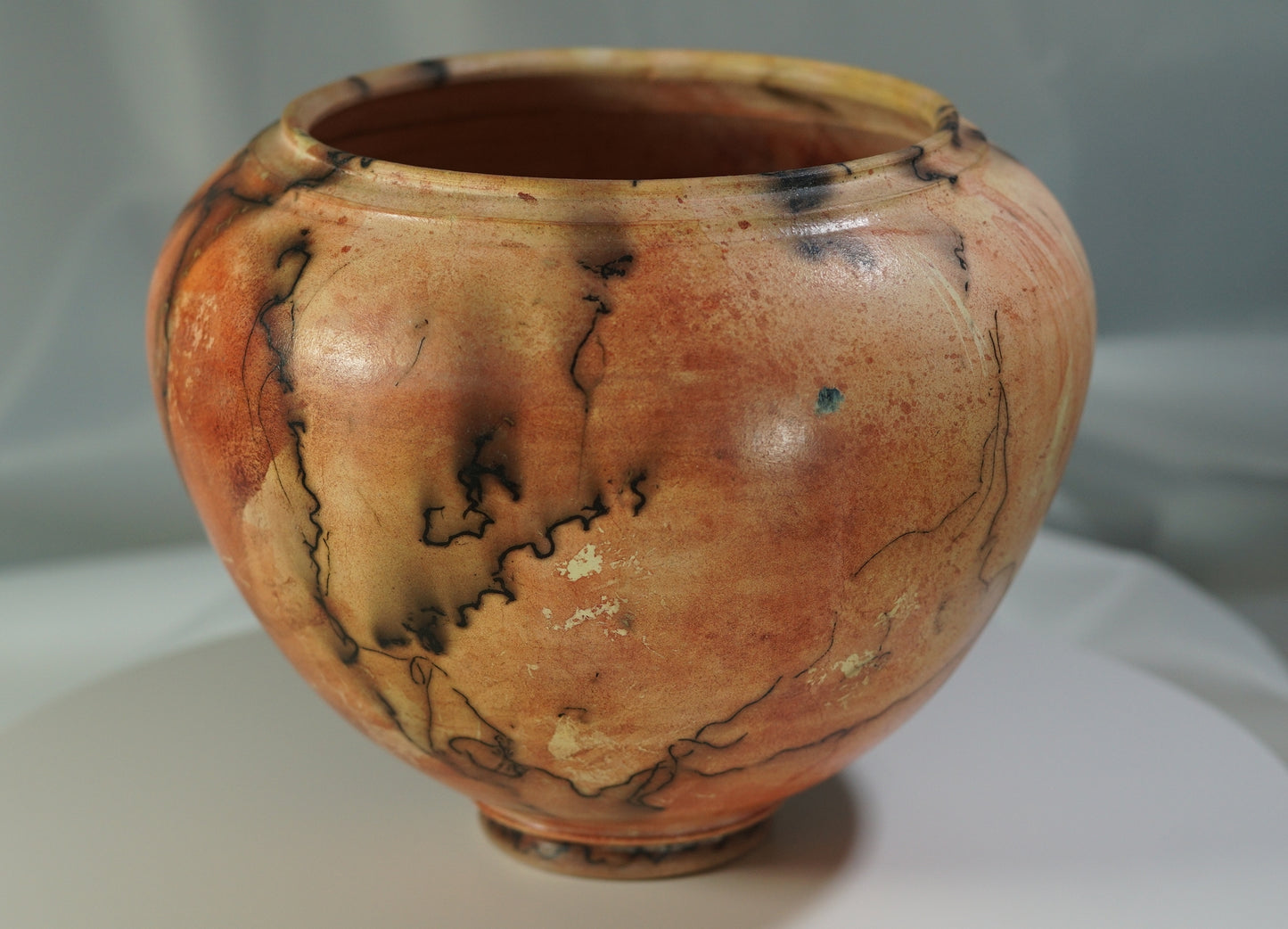 Horse Hair Raku bowl #2